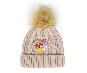 Disney Pompom Hat For Winter Princesses Orange 2200010281 - Textile