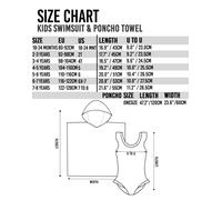 Disney Poncho Towel and 1 Piece Swimming Costume Set | Girls Pink | Official Mer