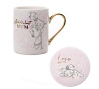 Disney Mug & Coaster Set - Mum (Dalmatians) Design