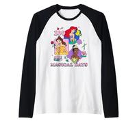 Disney Princess 100 Magical Days of School 100th Day Raglan Baseball Tee