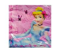 Disney Princess 2 Ply Cinderella Napkins (Pack Of 20) Pink/blue (One Size)