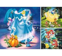 Ravensburger Disney Puzzle Children Snow White Cinderella Arielle 3x49 Pieces