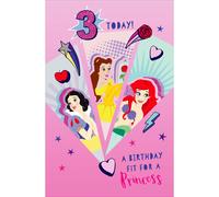 Disney Princess 3 Today Pop Out 3rd Birthday Greeting Card Disney Character Cards