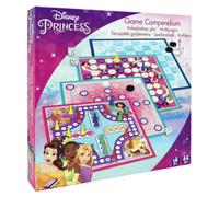 Disney Princess Games Compendium, Enjoy 4 x Board Games, Nine Men's Morris, Draughts, Ludo, Ladders Game, Great Gift For Kids Aged 5+