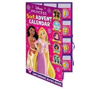 Disney Princess: 5-in-1 Advent Calendar (Paperback)