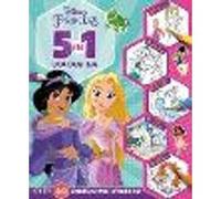 Disney – Disney Princess: 5-in-1 Colouring – Dot-to-dot, Colour-by-numbers, Copy Colouring & More