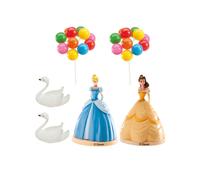 Disney Princess 8.5cm Plastic Cake Topper Kit