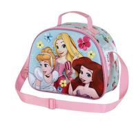 Disney Princess Adorable-3D Lunch Bag, Blue, 25.5 x 20 cm