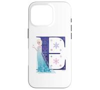 Disney Princess Alphabet Monogram Frozen Letter E for Elsa Case for iPhone 16 Pro