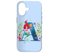 Disney Princess Alphabet Monogram Mermaid Letter A for Ariel Case for iPhone 17