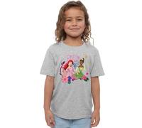 Disney Princess Ariel and Tiana Friends are Magic Girls T Shirt, Athletic Heather, 7-8 Years
