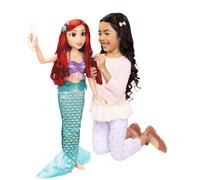 Disney Princess Ariel Doll Playdate 32 Tall & Poseable My Size Articulated Doll in Mermaid Outfit Comes with Dinglehopper to Comb Her Long Red