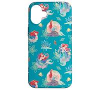 Disney Princess Ariel Flounder and Sebastian Under the Sea Case for iPhone 16 Plus