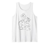 Disney Princess Ariel Jasmine Belle Rapunzel Let’s Go Far Tank Top