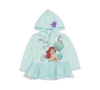 Disney Princess Ariel Little Girls Fleece Zip Up Hoodie 5