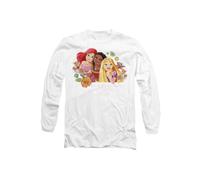 Disney Princess Ariel, Moana, Rapunzel Ready For Whatever T-Shirt, White | Size: Medium Disney White M