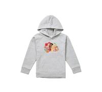 Disney Princess Ariel, Moana, Rapunzel Ready For Whatever Youth Kids Pull-Over Hoodie, Athletic Heather in Grey | Size: 7-8 Years Disney Grey 7-8 Years
