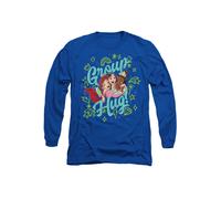 Disney Princess Ariel, Mulan, Tiana Group Hug T-Shirt, Royal | Size: Medium Disney Royal M