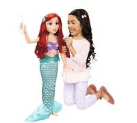 Disney Princess Ariel Playdate 32" / 81cm Doll, Official Disney by Jakks Pacific, My Size Articulated Doll, Wearable Hair Clips for You and Ariel, Brush Her Hair with Included Dinglehopper, For 3+