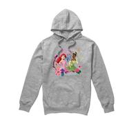 Disney Princess Ariel & Tiana Friends Are Magic Hoodie Light Grey | Size: 2XL Disney Princess Light Grey 2XL