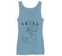 Disney Princess Ariel WODLITLTS010 Women's Tank Top, Blue, XS, Blue, XS