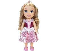 Disney Princess Aurora Doll 14”/ 35cm Tall Includes Royal Reflection Glitter Eyes, Removable Dress, Shoes and Tiara with Long Flowing Hair, Perfect for Girls Aged 3+