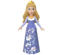 Disney Princess Aurora Posable Little Doll in Shiny Outfit with Removable Skirt Inspired by the Movie