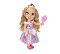 Disney Princess Aurora Puppe 35cm, reflektierende Glitzeraugen, bewegliche Gelen