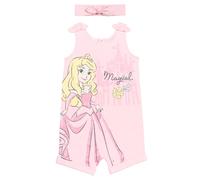 Disney Princess Aurora Toddler Girls Romper and Headband Bow Set Aurora 4T