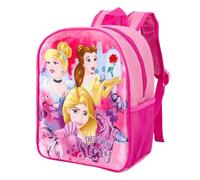 Disney Princess Backpack for Girls, Pink School Bag with Character Design