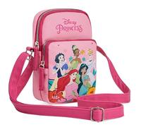Disney Princess Bag Girls Teens Cross Body Zipped Shoulder Bag Cinderella Snow White Travel Holiday Shopping Gifts for Girls