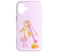 Disney Princess Belle Aurora Jasmine Ariel Cinderella Charms Case for iPhone 16 Plus
