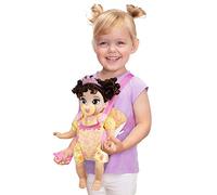 Disney Princess Belle Baby Doll with Carrier Set, Official Disney by Jakks Pacific, Includes Adorable Baby Belle Doll with Baby Carrier and Accessories, for Girls, Roleplay Fun for Kids 2+