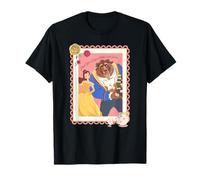 Disney Princess Belle Beast Valentines Day Filled with Roses T-Shirt