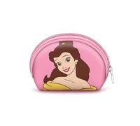 Disney Princess Belle-Casual Oval Coin Purse, Pink, 12 x 9 cm