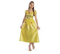 DISGUISE 158359B-EU Belle Basic Plus Adult (Eu) Disney Princess Fancy Dress, Women, Multi, M
