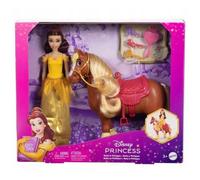 Disney Princess Belle Doll With Horse Phillippe Mattel Genuine