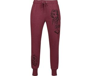 Disney Princess Belle Tracksuit Trousers mottled red L