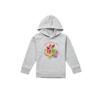 Disney Princess Besties Shine With Ariel, Rapunzel, Tiana Youth Kids Pull-Over Hoodie, Athletic Heather in Grey | Size: 7-8 Years Disney Grey 7-8 Years