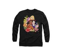 Disney Princess Bouquet With Rapunzel, Moana & Snow White T-Shirt, Black | Size: XL Disney Black XL