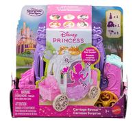 Disney Princess Carriage Reveal Mystery Doll & Vehicle Rapunzel Ariel Belle 3+