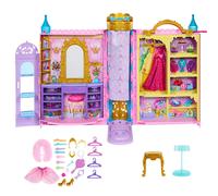 Disney Princess Castle Shaped Portable Wardrobe Play Set Doll Pink Kids