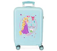 Disney Princess Celebration Cabin Suitcase Green 38 x 55 x 20 cm Rigid ABS Side Combination Closure 34L 2.6 kg 4 Wheels Double Hand Luggage