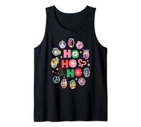 Disney Princess Christmas Ho Ho Ho Winter Holiday Portraits Tank Top