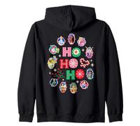Disney Princess Christmas Ho Ho Ho Winter Holiday Portraits Zip Hoodie