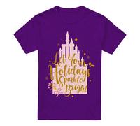 Disney Princess Christmas Let Your Holidays Sparkle Bright T-Shirt Purple | Size: XL Disney Princess Purple XL
