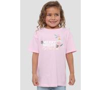 Disney Princess Christmas Merry, Bright And Beautiful Kids T-Shirt Pink Disney Princess Pink 9-10 Years