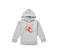 Disney Princess Christmas Royal & Bright Cinderella, Ariel Youth Kids Pull-Over Hoodie, Athletic Heather in Grey | Size: 7-8 Years Disney Grey 7-8 Years