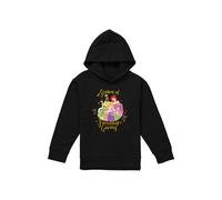 Disney Princess Christmas Season Of Giving Ariel, Tiana Youth Kids Pull-Over Hoodie, Black | Size: 5-6 Years Disney Black 5-6 Years