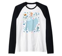 Disney Princess Cinderella Collage Portrait Raglan Baseball Tee